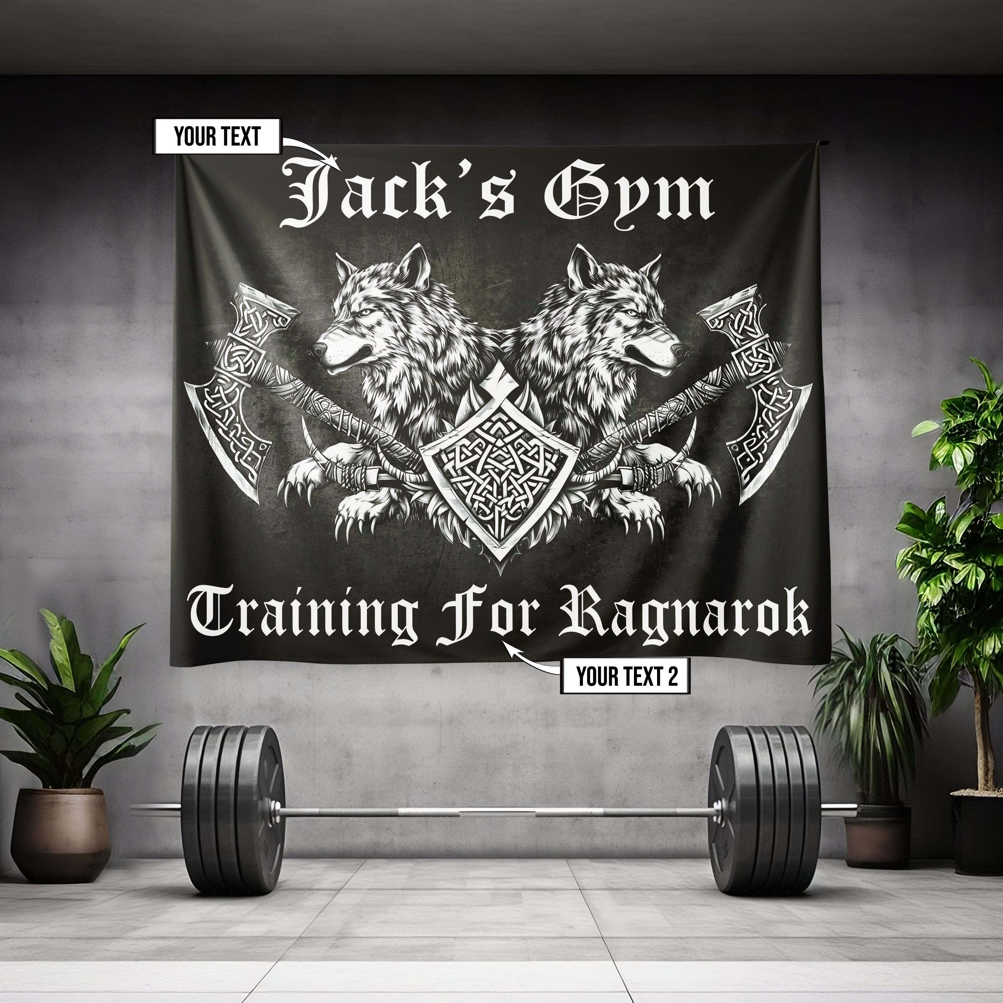 Viking Gym Flag – Training for Ragnarok 11364