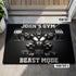 Personalized Gorilla Lifting Doormat for Home Gym Decor 11413