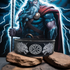 Fenrir's Strength, Vegvisir's Path - Norse Powerlifting Belt 11405