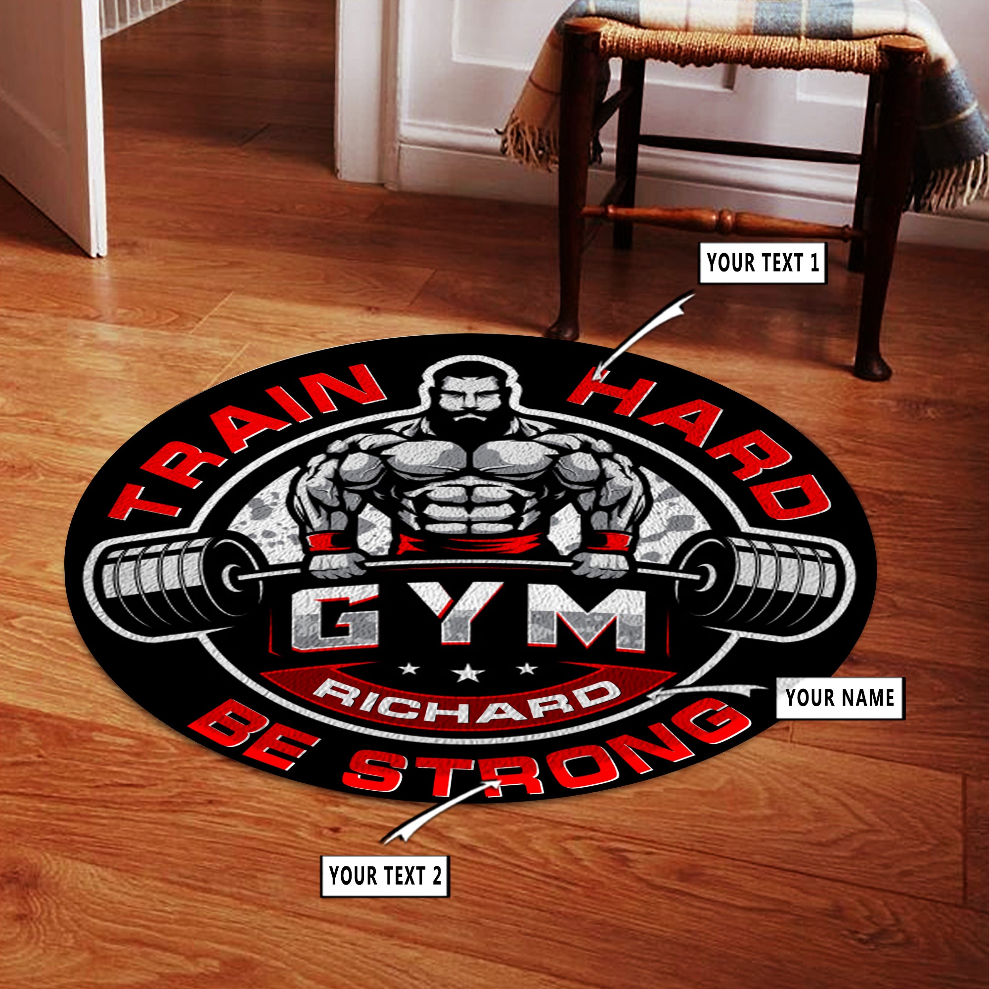 Exercise Area Rugs Custom Gym Rug - 150 Unique Designs for Fitness Enthusiasts! – Style My ...