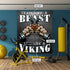 Personalized Gym Flag Banner Tapestry Home Gym, Fitness Club Viking Barbell