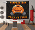 Personalized Banner Flag Tapestry Gym Pumpkin Iron Halloween