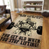 Old Man Bodybuilding Rug Home Gym Decor Dont Stop When You Get Old