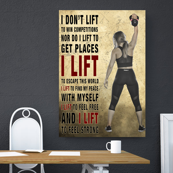 Home Gym Decor Gym Rules Poster Canvas Gym Gifts – Style My Pride