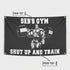 Personalised Gym, Home Gym Motivational Flag Banner