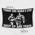 Personalized Beauty And The Beast, Home Gym Motivational Flag Banner
