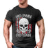 Gym T-shirts Skull Weightlifting Motivation Quotes No Pain No Gain 10954