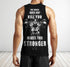 Gym Men Tank Tops Weightlifting Motivation Quotes Human Body Muscular 10952