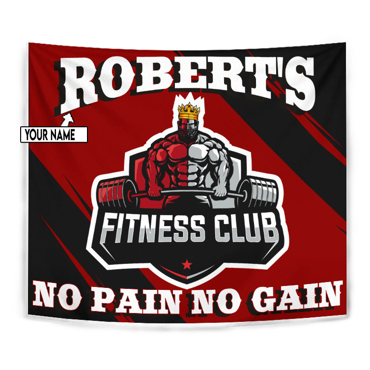 Fitness Home Gym Decor Fitness Club Banner Flag Tapestry