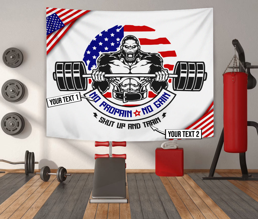 Personalized Home Gym Flags