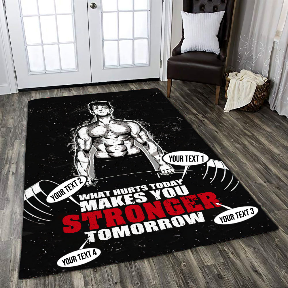 Personalized Gym Room Area Rug 11191