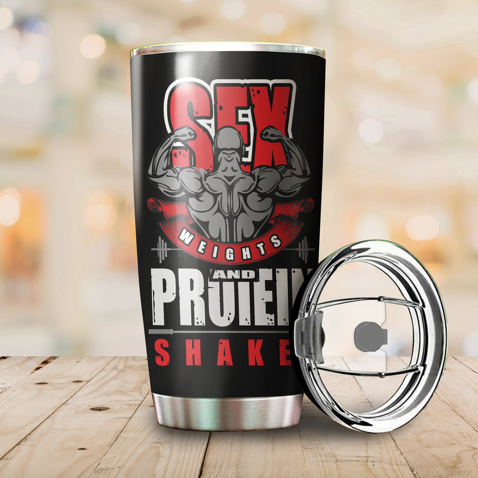 Personalized Weightlifting Tumbler