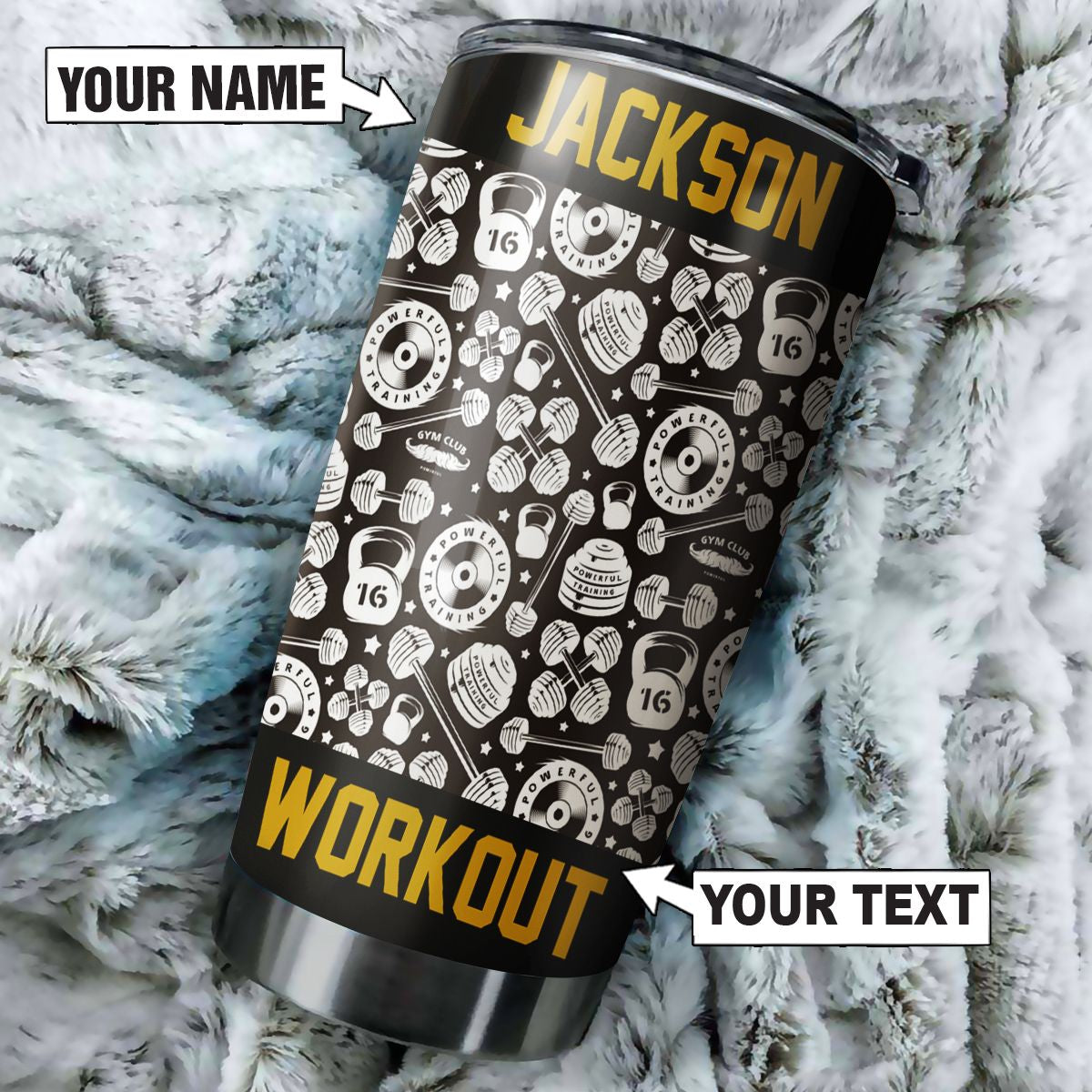 Personalized Fitness Workout Gym Tumbler Workout Gifts