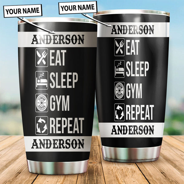 Personalized Tumbler Cup Gym Old Man Workout Gifts – Style My Pride