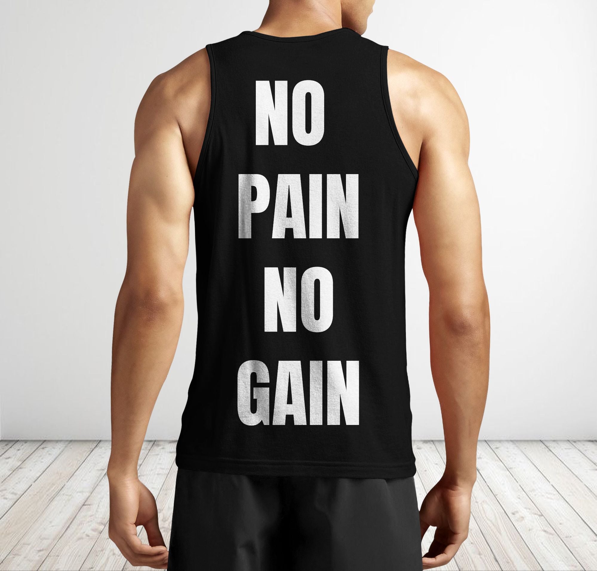 Men Gym Tank Tops Motivational Shirts Eat Sleep Train Repeat