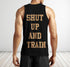 Men Gym Tank Tops Motivational Shirts Train Like A Beast Buffalo