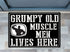 Personalized Bodybuilding Home Gym Decor Grumpy Old Muscle Men Door Mat