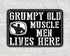 Personalized Bodybuilding Metal Sign Home Gym Decor Grumpy Old Muscle Men Gym Gift