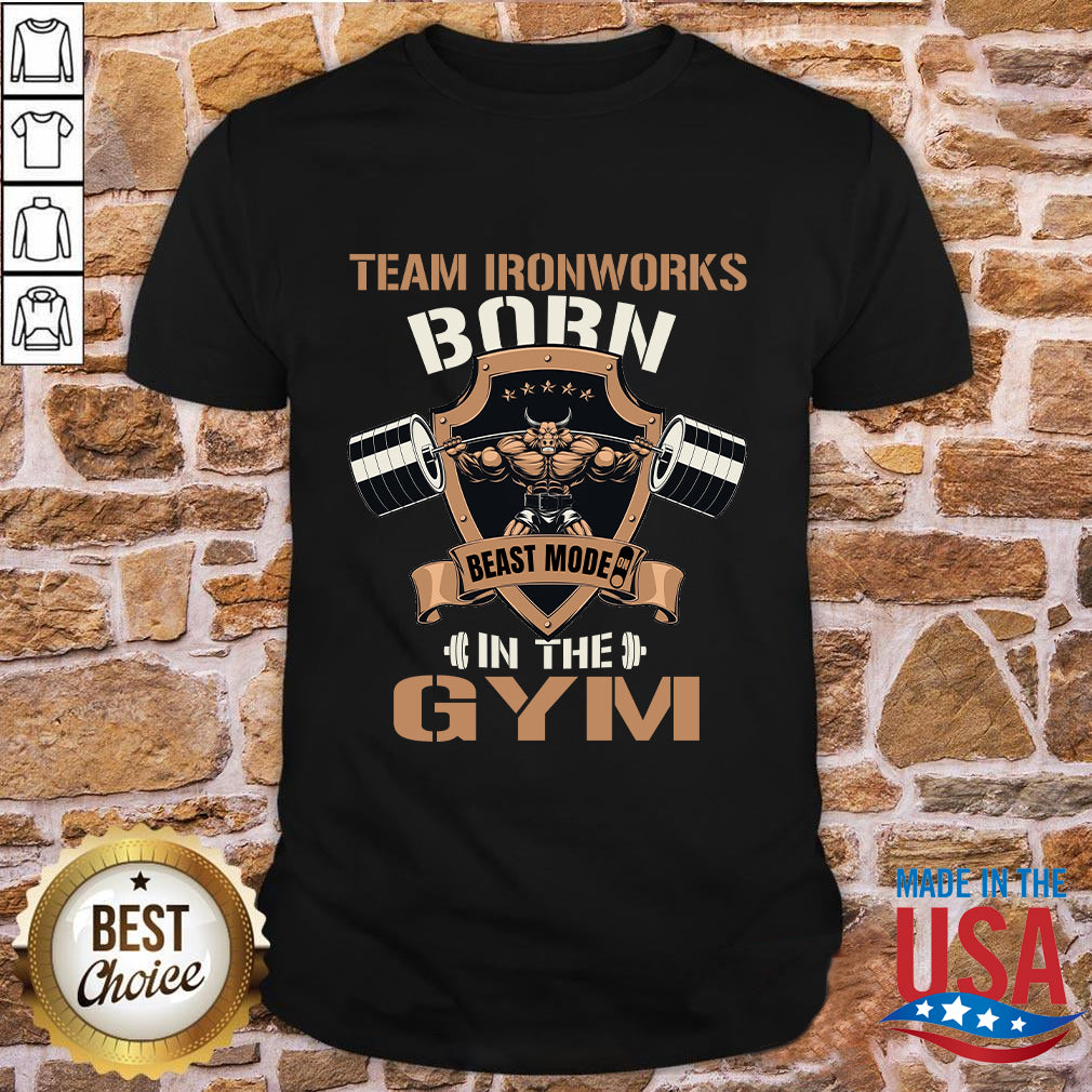 Gym Pump Cover T-shirt Train Like a Beast Motivational Saying 10529