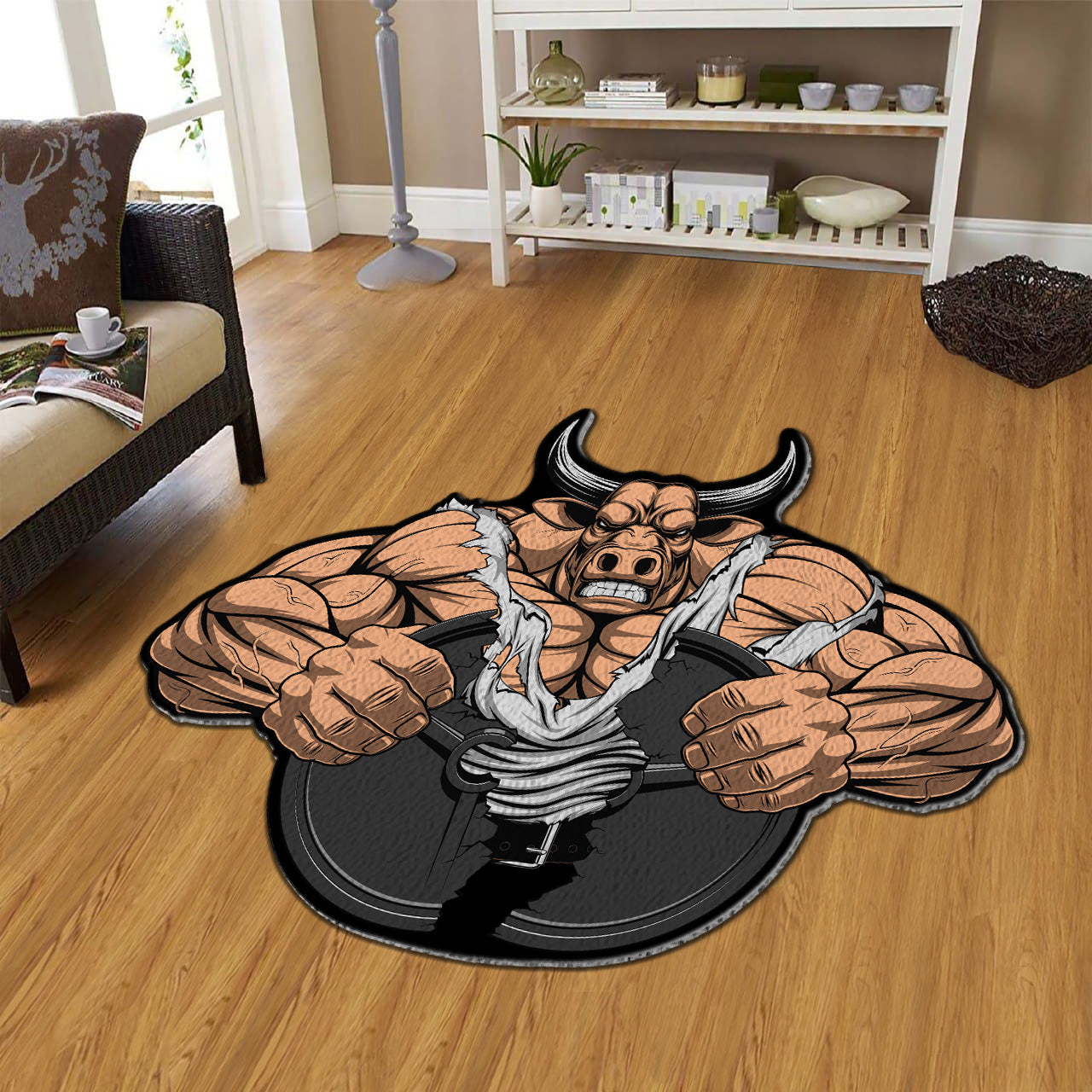 Custom Shaped Rug Home Gym Decor Garage Gym Style My Pride