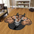 Custom Shaped Rug Home Gym Decor Garage Gym