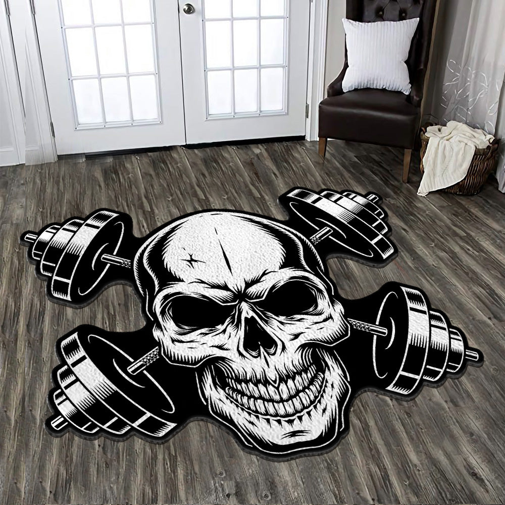 Custom Shaped Rug Home Gym Decor Garage Gym Style My Pride