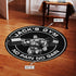 Personalized Bodybuilding Round Rug, Carpet Home Gym Decor Muscle Man