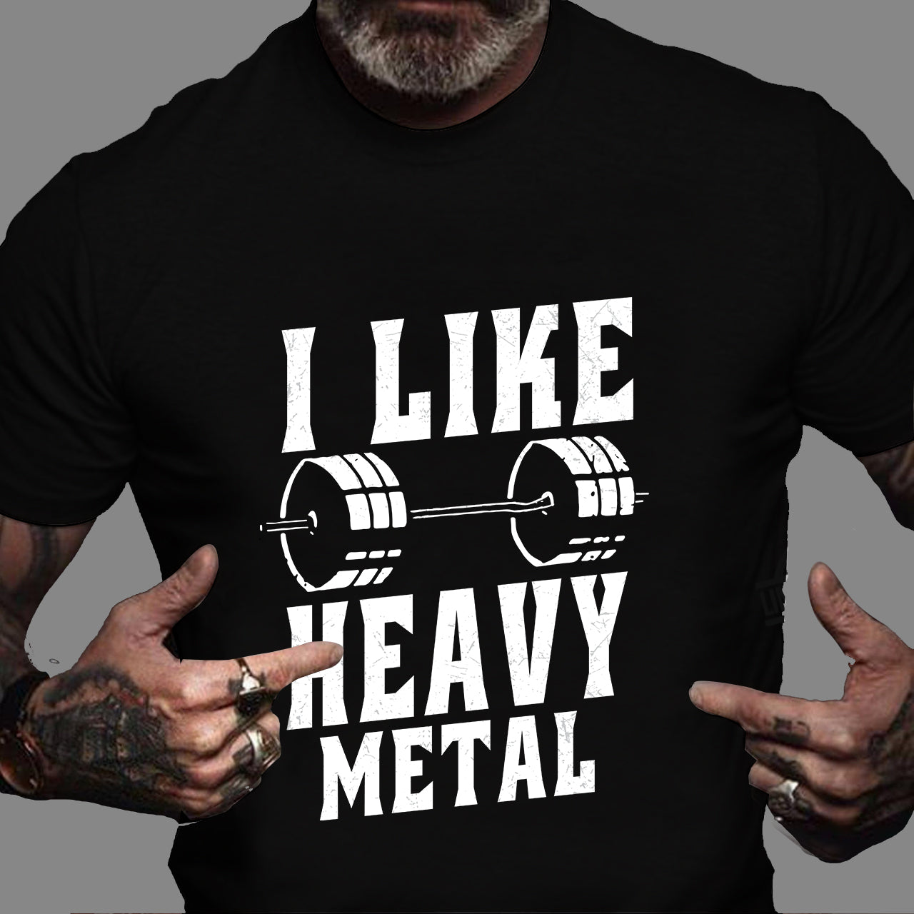 Gym T-shirt Weightlifting, Bodybuilding, Heavy Metal, Funny Shirt 10919