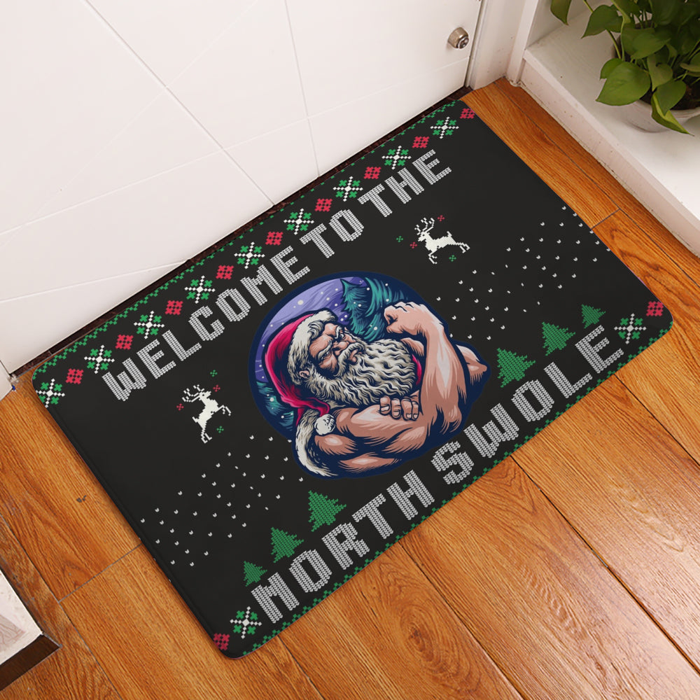 Home Gym Decor Doormat Gym Gift Welcome To The North Swole