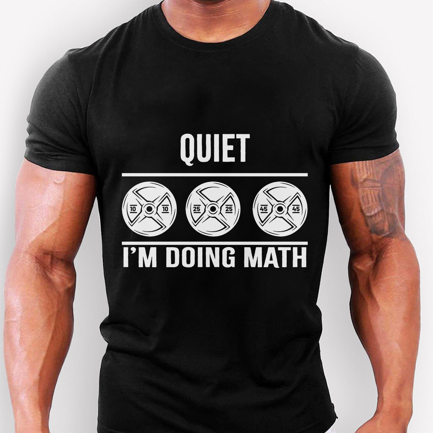 Gym T-shirt Weightlifting, i'm doing math, Funny Shirt, Gift for Weightlifting