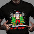 Buff Santa Gym Shirt - 'No Lift No Gift' Christmas Fitness Tee 11042
