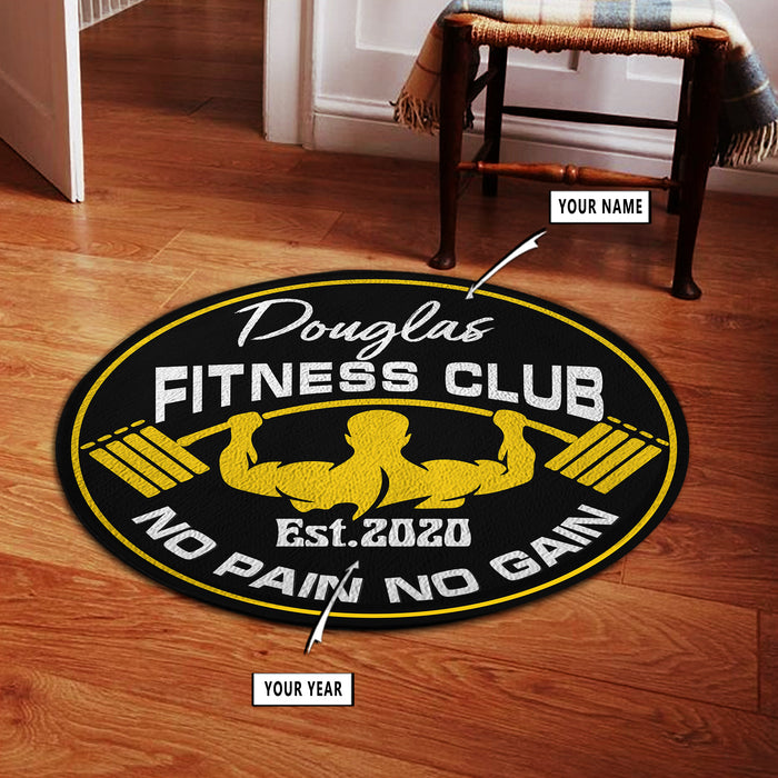 Personalized Gym Rug Fitness Home Gym Decor Gift Style My Pride