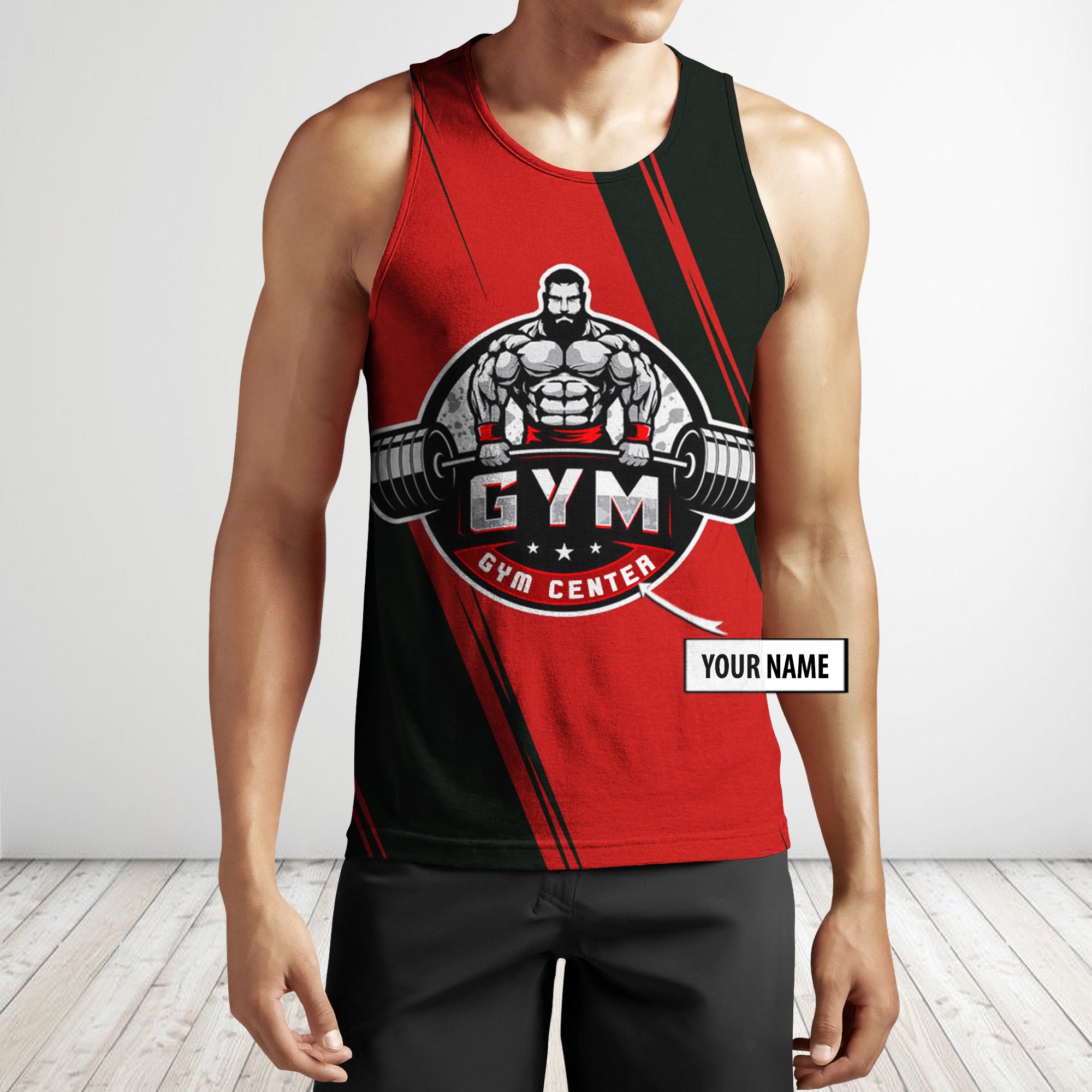 Personalized Bodybuilding Men Gym Tank Tops Motivational Shirts