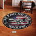 Personalized Home Gym Decor Rug Weightlifting Man American Flag