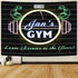 Personalized Home Gym Decor Banner Flag Tapestry Motivational Quotes