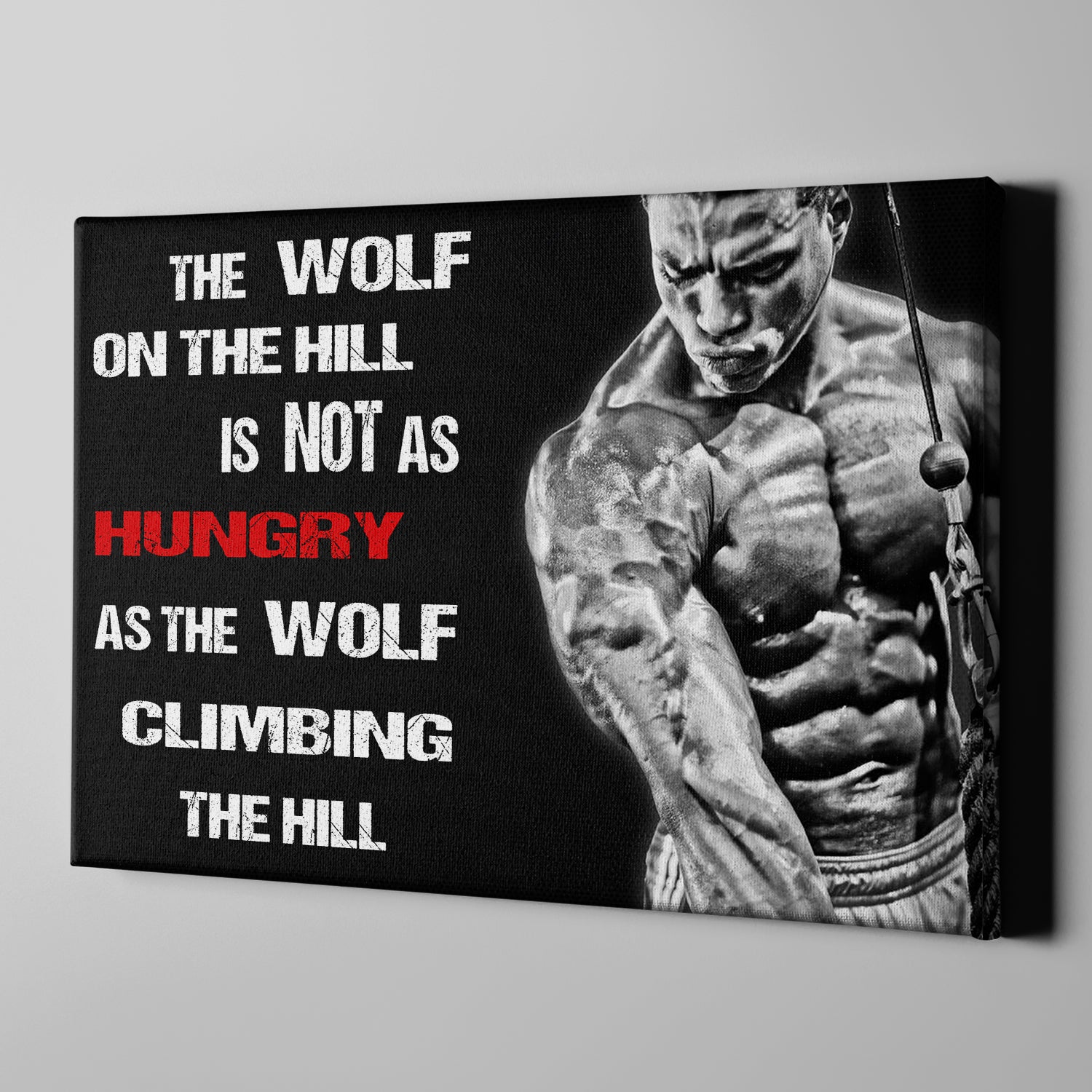 Motivational Quotes Gym Poster Canvas Gym Wall Art Fitness Gifts