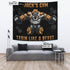 Personalized Bodybuilding Home Gym Decor Bulldog Train Like A Beast Banner Flag Tapestry