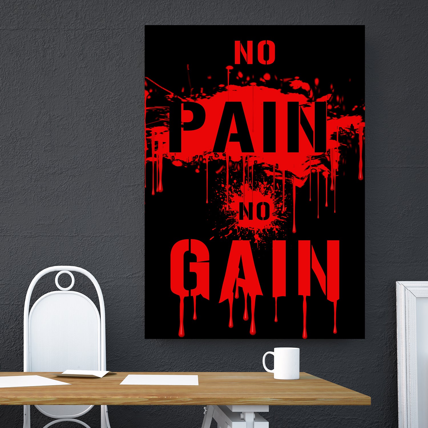 Motivational Quotes Gym Poster Canvas Gym Wall Art Fitness Gifts