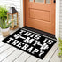 Home Gym Decor This Is My Therapy Doormat Gym Gift