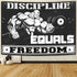 Personalized Home Gym Flags Banner Tapestry Bodybuilding Flags Discipline Equals Freedom 11059