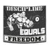 Personalized Home Gym Flags Banner Tapestry Bodybuilding Flags Discipline Equals Freedom