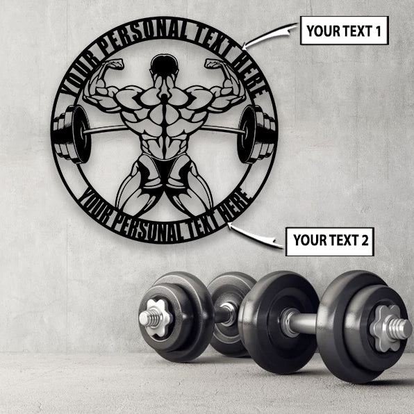 Bodybuilding Custom Metal Sign for Home Gym Decor 11161