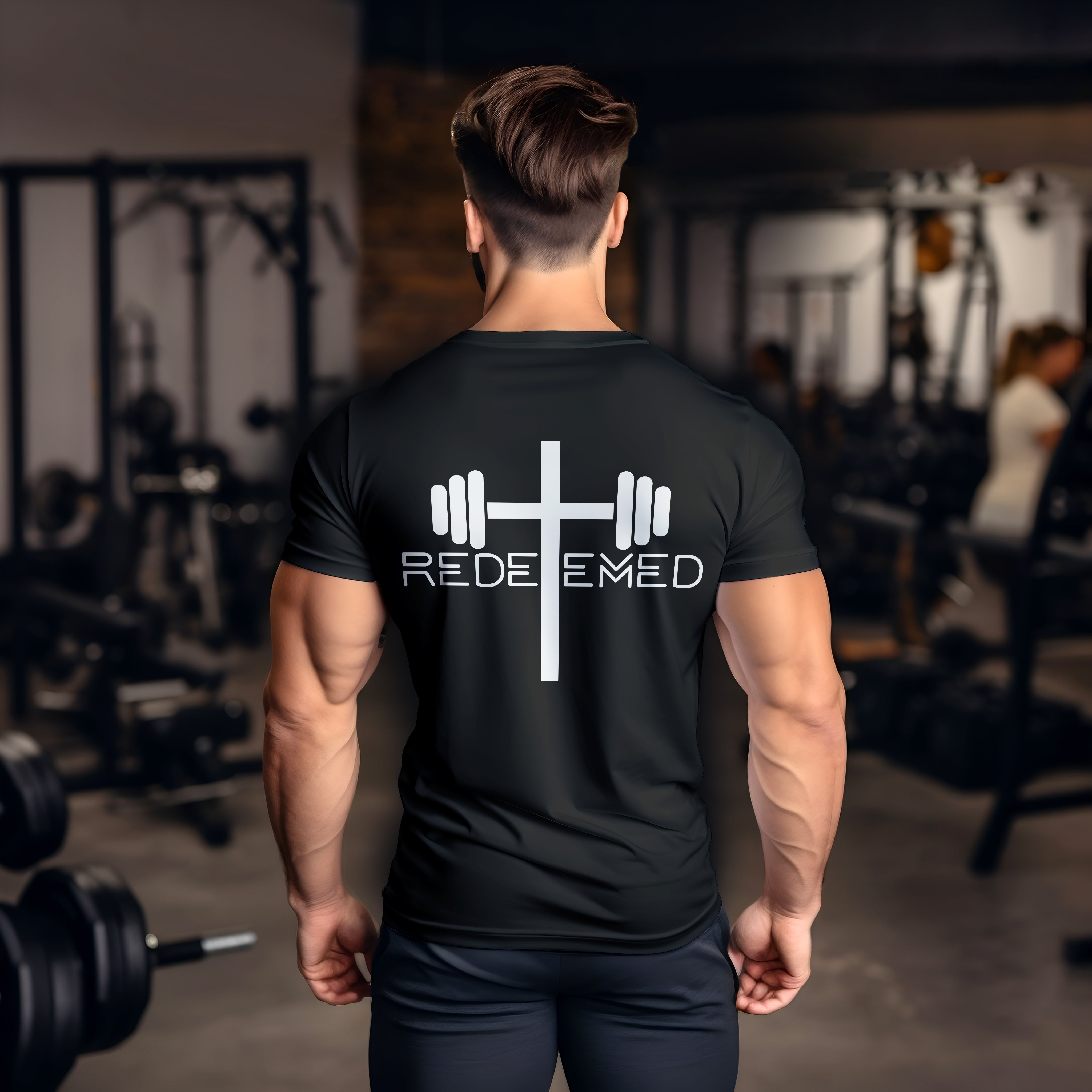 Redeemed Jesus Christian Gym Shirt 11286