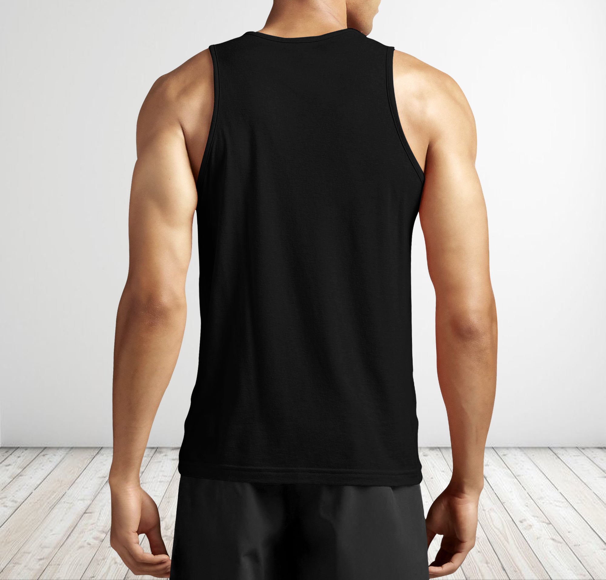 Workout Tank Top - Men's Gym-Ready "Make Muscles Not Excuses" Shirt 10992
