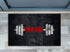Train Hard Doormat For Your Bodybuilding Home Gym Decor
