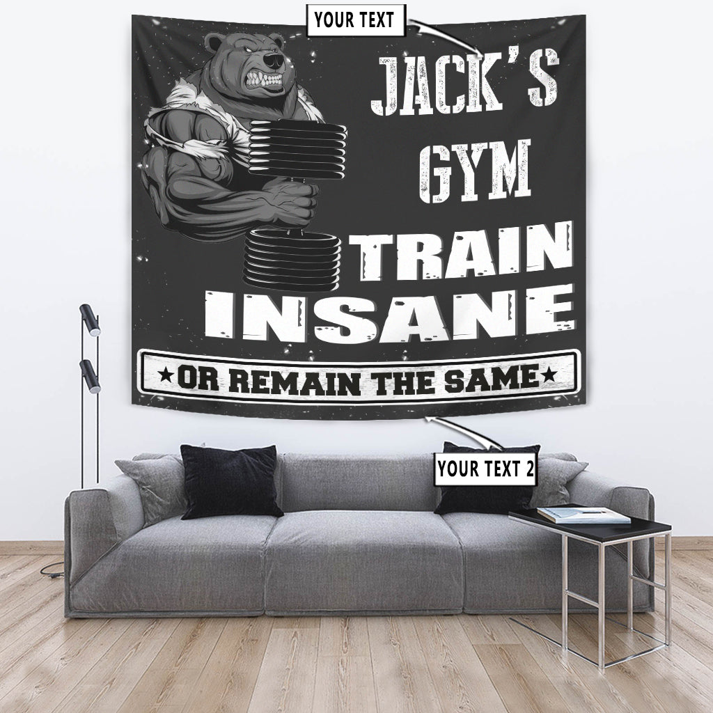 Personalized Home Gym Decor Motivational Quotes Flag Banner