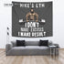 Personalized Motivational Quotes Banner Flag Tapestry For Home Gym Decor