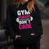 Pump Cover Gym Hoodie Women Gym Shirts Gym Hair Don't Care 11086