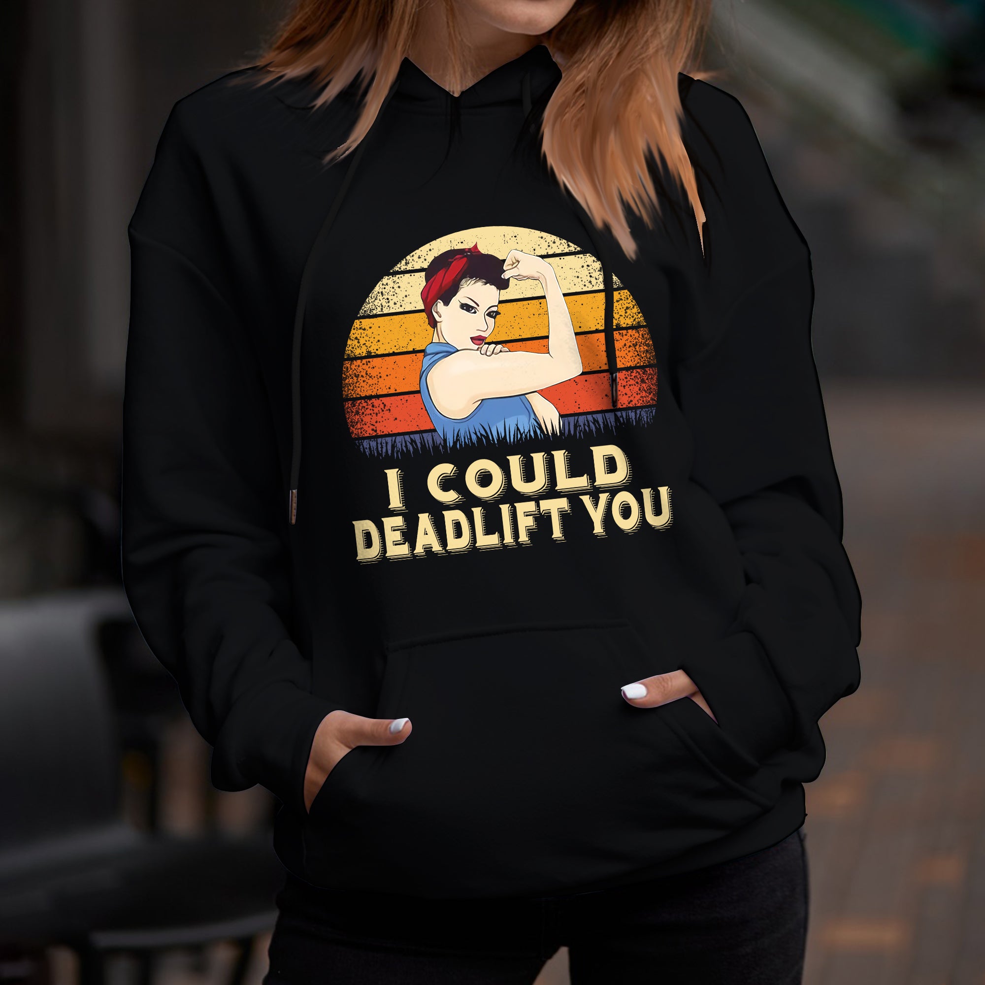 Pump Cover Gym Hoodie Women Gym Shirts I Could Deadlift You