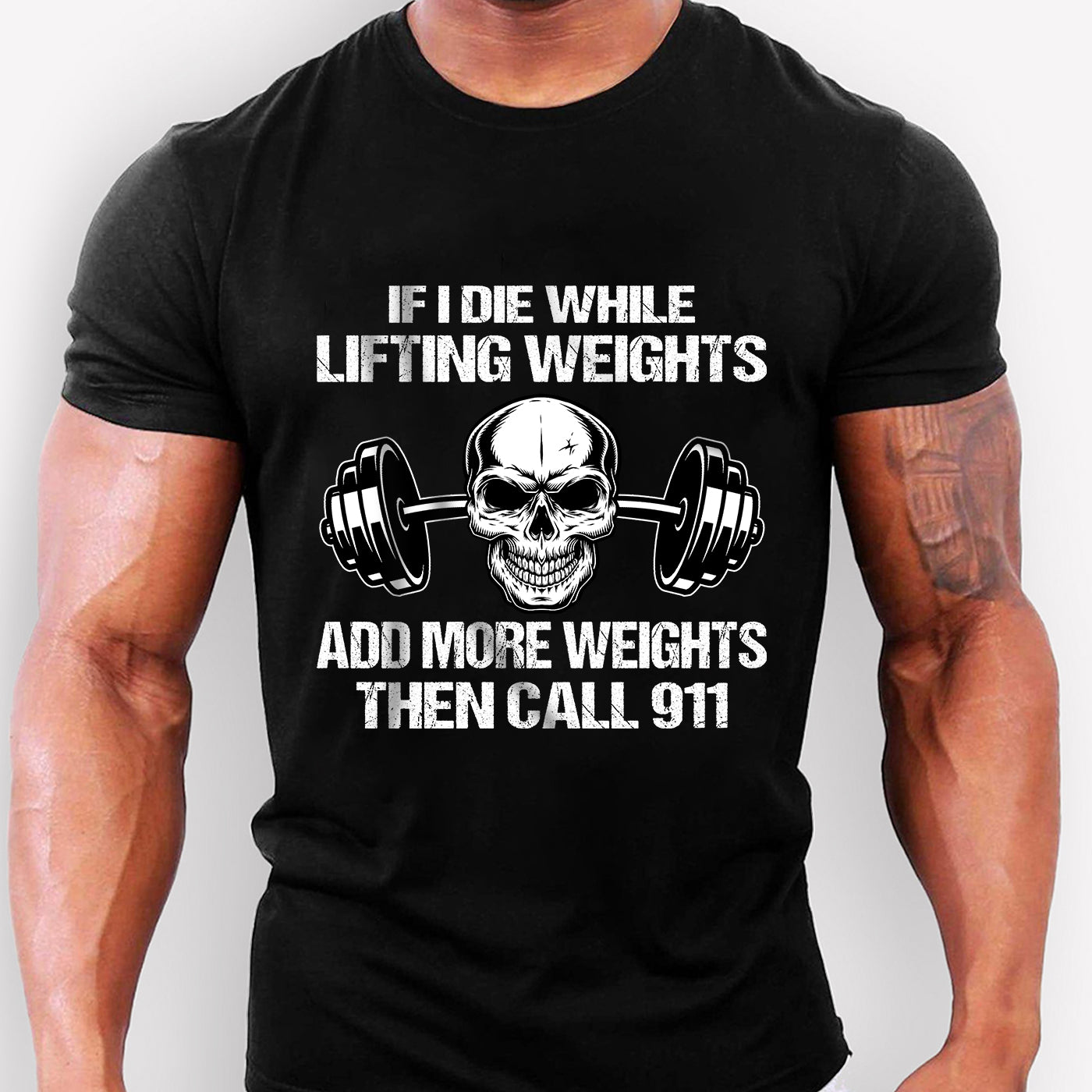 Weightlifting Workout T-Shirt: Bodybuilding Shirts With a Humorous Twist 11096